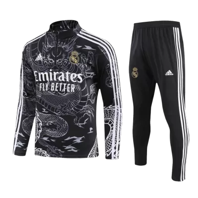 Real Madrid 1/4 Zip Tracksuit 2023/24 Black - myjersey