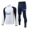 Ajax 1/4 Zip Tracksuit 2023/24 White - myjersey