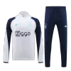 Ajax 1/4 Zip Tracksuit 2023/24 White - myjersey