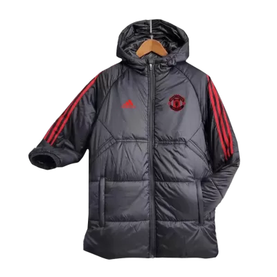 Manchester United Winter Jacket 2023 Men - Black - myjersey