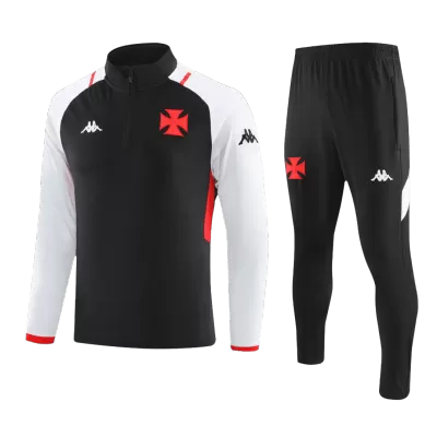 Vasco da Gama 1/4 Zip Tracksuit 2023/24 Black - myjersey