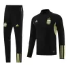 Argentina 3 Stars 1/4 Zip Tracksuit 2023/24 Black - myjersey