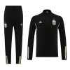 Argentina 3 Stars 1/4 Zip Tracksuit 2023/24 Black - myjersey