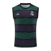 Real Madrid Pre-Match Sleeveless Top 2022/23 Black&Purple&Green - myjersey