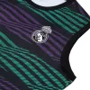 Real Madrid Pre-Match Sleeveless Top 2022/23 Black&Purple&Green - myjersey