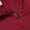 Manchester United 1/4 Zip Tracksuit 2023/24 Red - myjersey