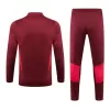 Manchester United 1/4 Zip Tracksuit 2023/24 Red - myjersey