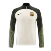 Barcelona 1/4 Zip Tracksuit 2023/24 Cream - myjersey