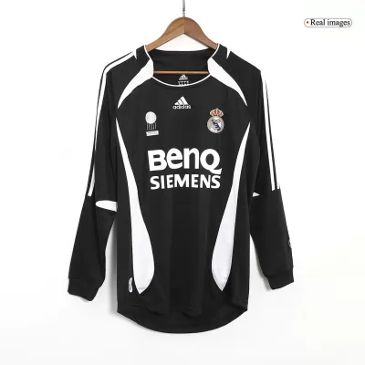 Vintage Soccer Jersey Real Madrid Away Long Sleeve 2006/07 Men - myjersey