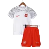 Poland Home World Cup Kids Jerseys Kit 2022 - myjersey