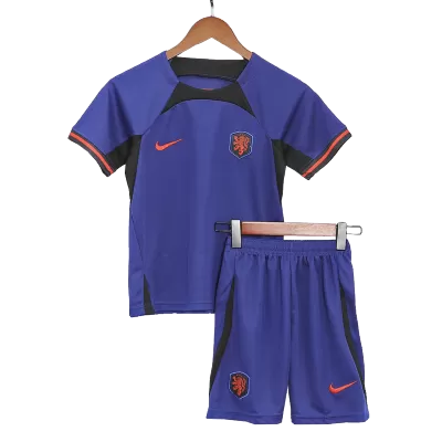 Netherlands Away World Cup Kids Jerseys Kit 2022 - myjersey