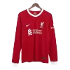 Liverpool Home Long Sleeve Soccer Jersey 2023/24 Men - myjersey