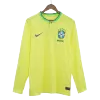 Brazil Home Long Sleeve Soccer Jersey 2022 Men - myjersey