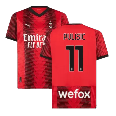 PULISIC #11 AC Milan Home Jersey 2023/24 Men - myjersey