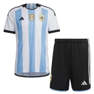 Argentina Home Jerseys Kit 2022 - Three Stars - myjersey