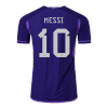 Messi #10 Argentina Away Authentic Jersey World Cup 2022 Men - Champion - myjersey