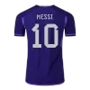 Messi #10 Argentina Away Authentic Jersey World Cup 2022 Men - Champion - myjersey