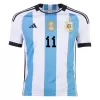 DI MARIA #11 Argentina Three Stars Home Jersey 2022 Men - myjersey