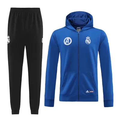 Real Madrid Hoodie Tracksuit 2022/23 Blue - myjersey