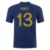 KANTE #13 France Home Authentic Jersey World Cup 2022 Men - myjersey