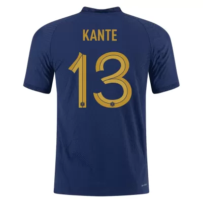 KANTE #13 France Home Authentic Jersey World Cup 2022 Men - myjersey