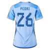 PEDRI #26 Spain Away Jersey World Cup 2022 Men - myjersey