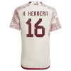 H.HERRERA #16 Mexico Away Jersey World Cup 2022 Men - myjersey