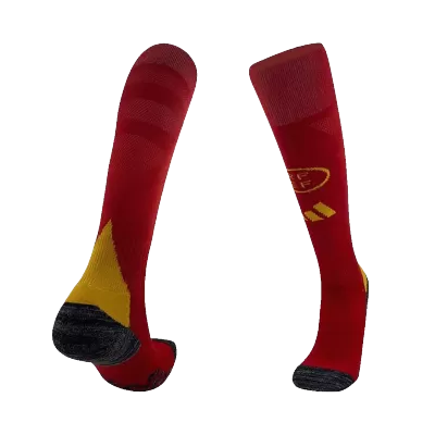 Kid's Spain Home Soccer Socks 2024 - myjersey