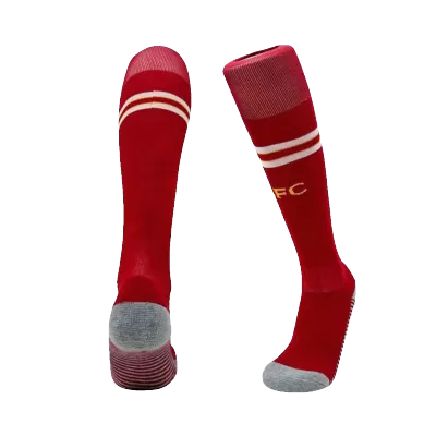 Liverpool Home Soccer Socks 2024/25 - myjersey