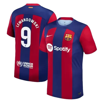 LEWANDOWSKI #9 Barcelona Home Jersey 2023/24 Men - myjersey